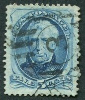 N°0059-1875-ETATS-UNIS-ZACHARY TAYLOR -5C-BLEU