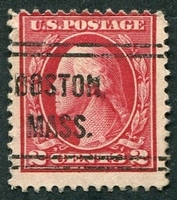 N°0183A-1912-ETATS-UNIS-G.WASHINGTON-2C-CARMIN