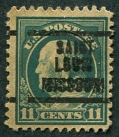 N°0188A-1912-ETATS-UNIS-B.FRANKLIN-11C-VERT