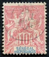 N°022-1900-SENEGAL FR-10C-ROUGE