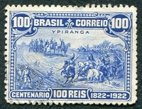 N°0183-1922-BRESIL-PROCLAMATION INDEPENDANCE-100R-OUTREMER