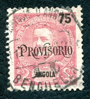 N°0078-1902-ANGOLA-CARLOS 1ER-75R-ROSE