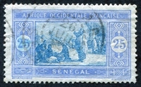 N°060-1914-SENEGAL FR-MARCHE INDIGENE-25C-BLEU