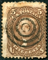 N°0021-1861-ETATS-UNIS-JEFFERSON-5C-MARRON