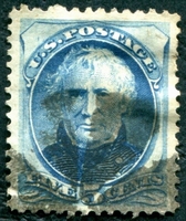 N°0059-1875-ETATS-UNIS-ZACHARY TAYLOR -5C-BLEU