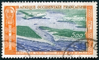 N°016-1951-AFRIQUE OCCID FR-SURVOL CANAL DE VRIDI-500F