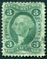 N°030-1862-ETATS-UNIS-G.WASHINGTON-3C-VERT