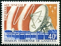 N°0387-1973-SENEGAL REP-STATION TERRIENNE DE GANDOUL-40F