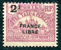 N°26-1942-MADAGASCAR-PALAIS ROYAL TANANARIVE-2F S/1F