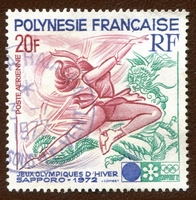 N°061-1972-POLYNESIE-JO D'HIVER A SAPPORO-20F