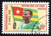 N°0313-1960-TOGO REP-INDEPENDANCE-20F