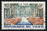 N°0274-1957-TOGO REP-LE TECK-40F