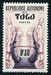 N°0261-1957-TOGO REP-CASQUE KONKOMBA-30C-LIE DE VIN 