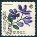 N°0182-1966-BURUNDI-FLEURS-SHIZOGLOSSUM-10F 