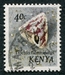 N°039-1971-KENYA-COQUILLAGE-TROCHUS FLAMMULATUS-40C 
