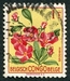 N°310-1952-CONGO BE-FLEURS-HIBISCUS-1F 