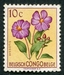 N°302-1952-CONGO BE-FLEURS-DISSOTI-10C 