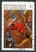 N°0369-1970-BURUNDI-TABLEAU-JESUS TOMBE UNE 2E FOIS-5F 