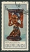 N°0234-1967-BURUNDI-ART AFRICAIN-CHEF DE TRIBU ASSIS-1F 