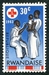 N°0046-1963-RWANDA-CROIX ROUGE-AUSCULTATION-30C 