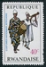 N°0270-1968-RWANDA-COSTUMES-HAUTE VOLTA-40C 