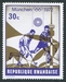 N°0486-1972-RWANDA-SPORT-JO MUNICH-HOCKEY-30C 