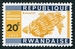 N°0025-1963-RWANDA-1ER ANNIV INDEPENDANCE-BANANIER-20C 