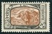 N°0127-1919-ETHIOPIE-FAUNE-ZEBU-2T-NOIR ET BRUN 