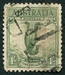 N°0088-1932-AUSTRALIE-OISEAU-LYRE-1S-VERT FONCE 