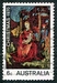 N°0425-1970-AUSTRALIE-NOEL-TABLEAU-NATIVITE-6C 