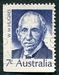 N°0457-1972-AUSTRALIE-CELEBRITES-W.M.HUGUES-7C-BLEU 