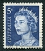 N°0323A-1966-AUSTRALIE-ELIZABETH II-5C-BLEU FONCE 