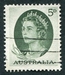 N°0290-1963-AUSTRALIE-ELIZABETH II-5P-VERT 