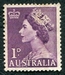 N°0196-1953-AUSTRALIE-ELIZABETH II-1P-VIOLET 