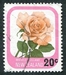 N°0777-1980-NOUVELLE ZELANDE-FLEUR-ROSE M.MEILLAND 