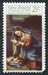 N°0522-1970-NOUVELLE ZELANDE-TABLEAU-ADORATION ENFANT JESUS 