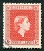 N°118-1954-NOUVELLE ZELANDE-ELIZABETH II-3P-ROUGE 