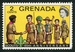 N°0447-1972-GRENADE-65 ANS SCOUTISME-SCOUTS PAYS DIVERS-2C 