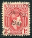 N°053-1938-NIGERIA-GEORGE VI-1P-ROSE ROUGE 