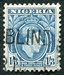 N°060-1938-NIGERIA-GEORGE VI-1/3-BLEU CLAIR 