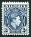 N°056-1938-NIGERIA-GEORGE VI-3P-BLEU 