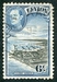 N°254-1937-CEYLAN-PORT DE COLOMBO-6C-BLEU ET NOIR 
