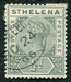 N°0020-1890-STE HELENE-REINE VICTORIA-1/2P-VERT 