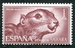 N°0223-1964-SAHARA ESP-FAUNE-CASTOR-1P-ROUGE BRUN 