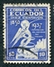 N°0365-1938-EQUATEUR-TRAFIC POSTAL-10C-OUTREMER 