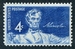 N°0659-1959-ETATS-UNIS-ABRAHAM LINCOLN-4C-BLEU 