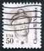 N°1561-1985-ETATS-UNIS-AMIRAL CHESTER NIMITZ-50C-BRUN 