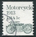 N°1493-1983-ETATS-UNIS-MOTOCYCLETTE DE 1913-5C-VERT 