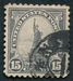 N°0241A-1922-ETATS-UNIS-STATUE DE LA LIBERTE-15C-GRIS 