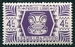 N°143-1944-WALLIS ET FUTUNA-SERIE DE LONDRES-4F-VIOLET 